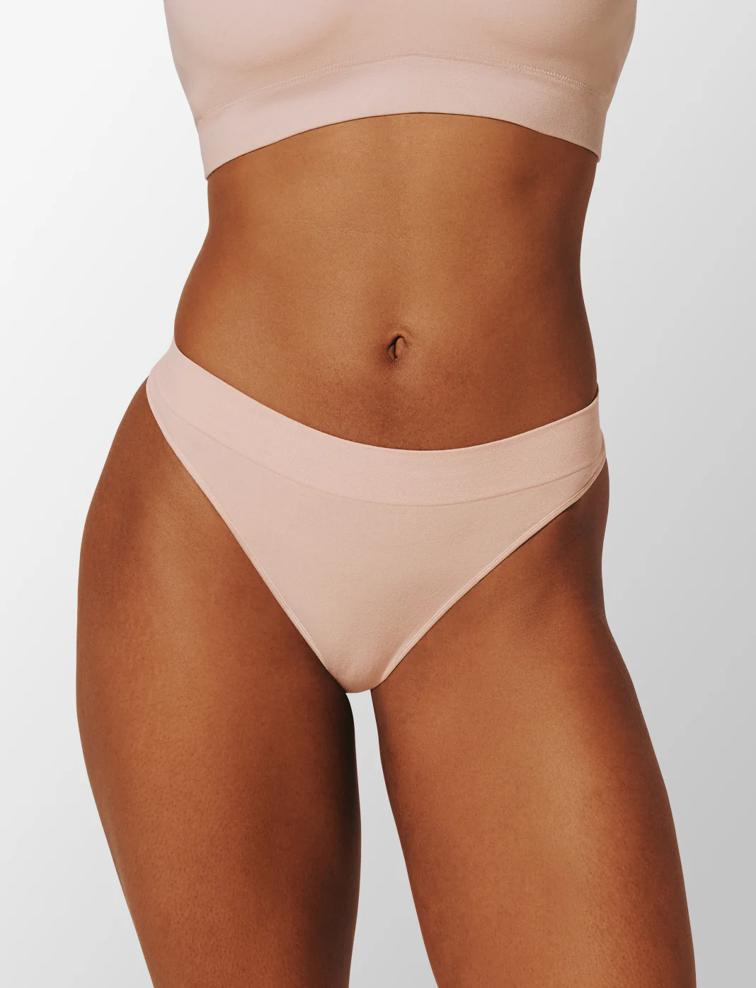 Seamless Stretch Cotton Thong - 2 Pack - Image 4