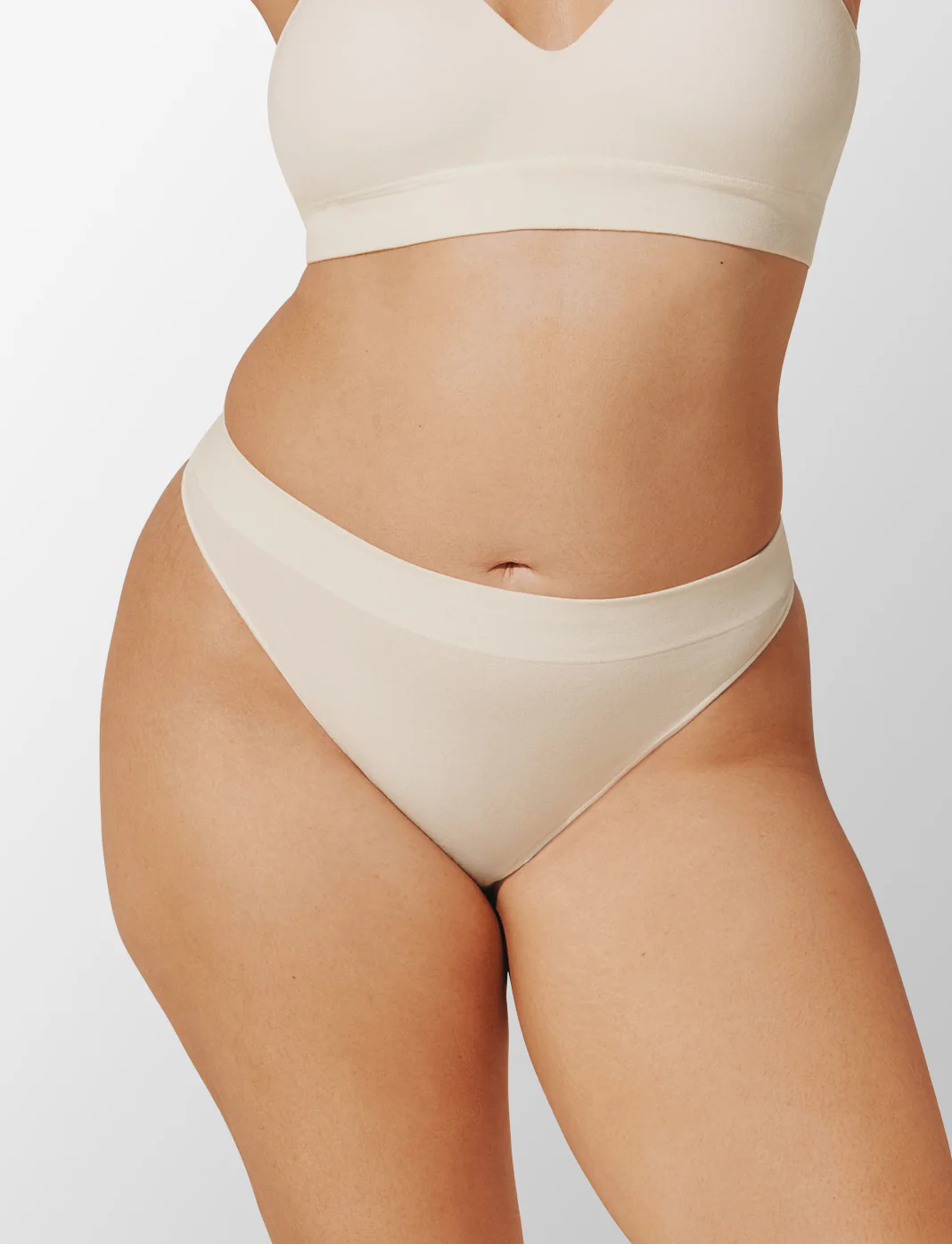 Seamless Stretch Cotton Thong - 2 Pack - Image 4