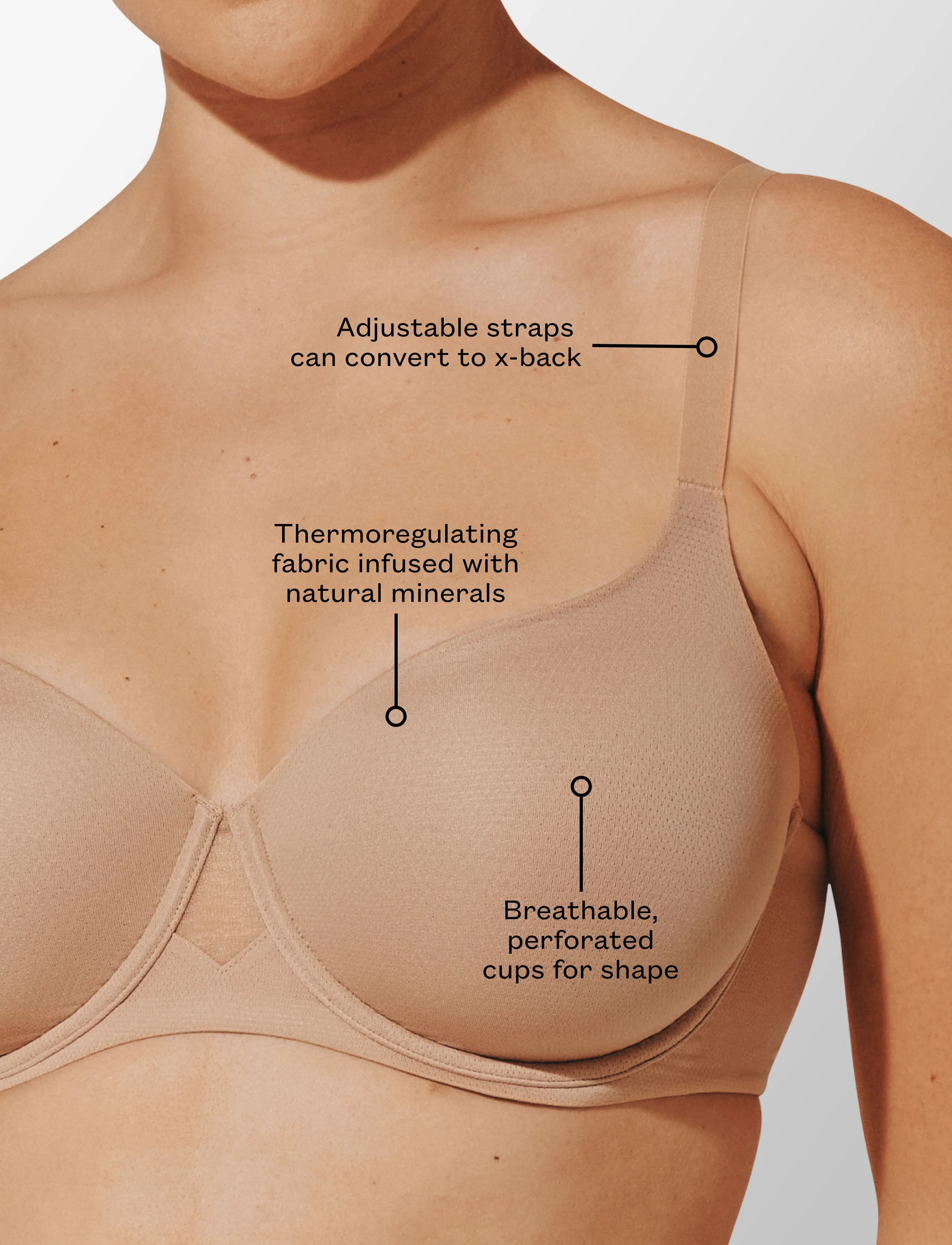 Thermoregulating TempSync™ T-Shirt Bra - Image 6